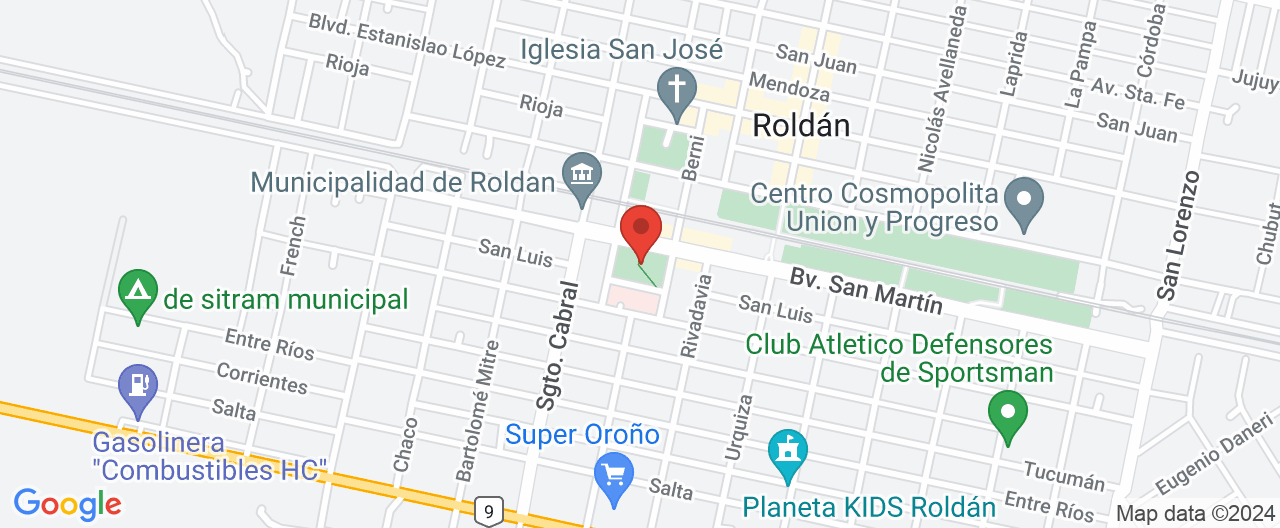 Mapa de la ubicación