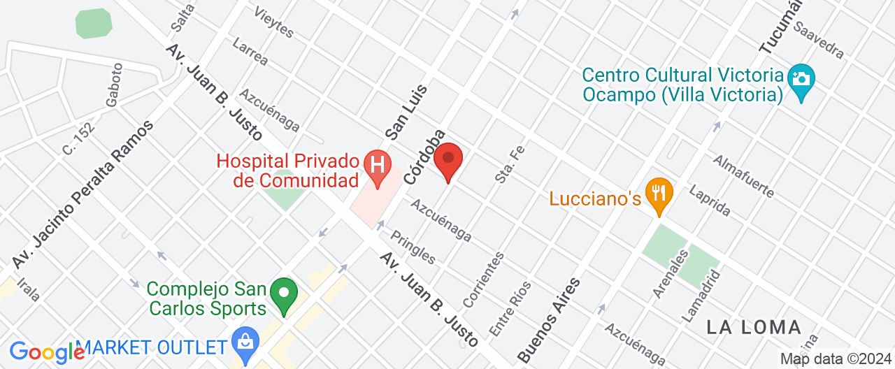 Mapa de la ubicación