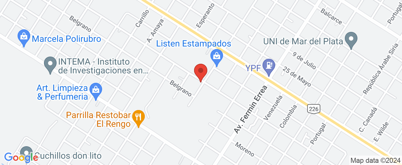 Mapa de la ubicación