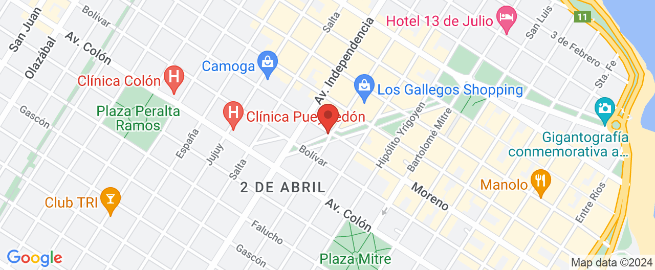 Mapa de la ubicación
