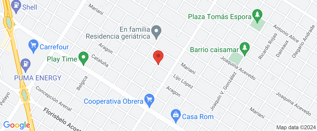 Mapa de la ubicación