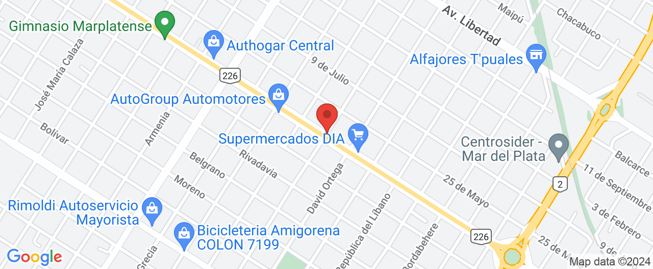 Mapa de la ubicación