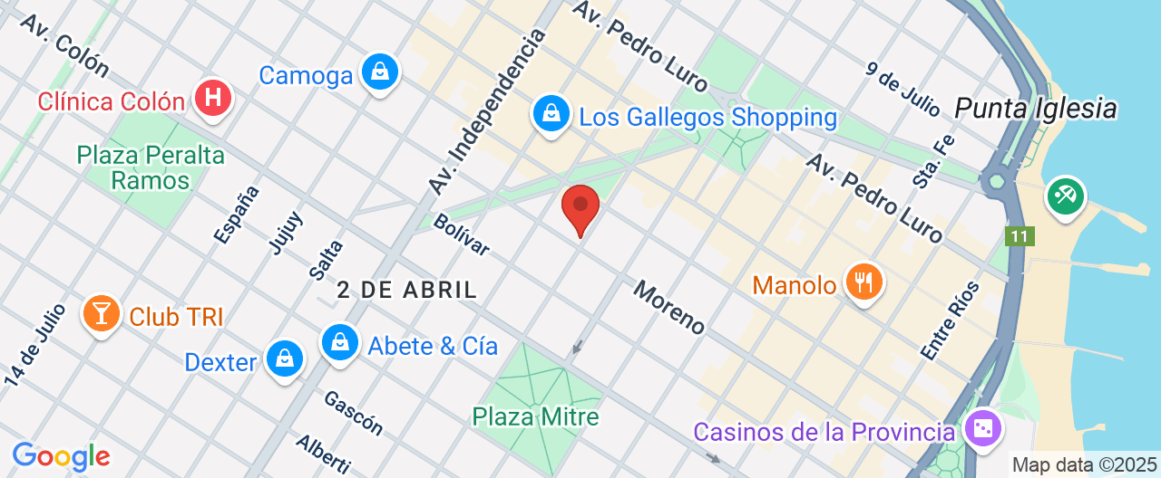 Mapa de la ubicación