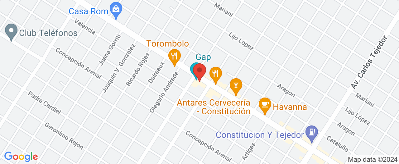 Mapa de la ubicación