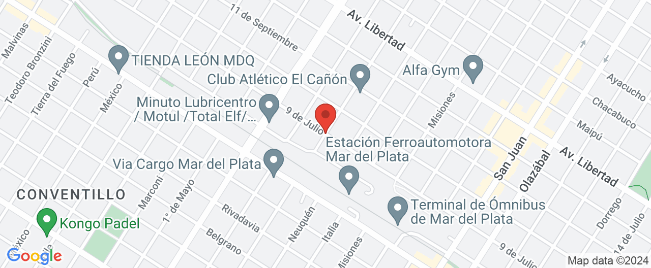 Mapa de la ubicación