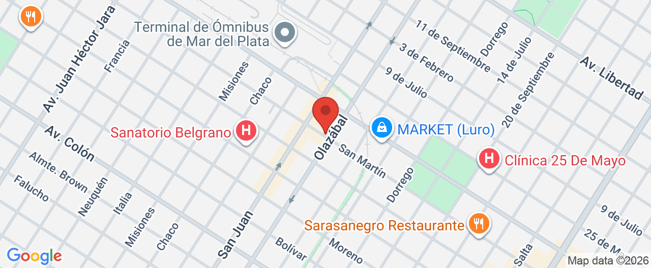 Mapa de la ubicación