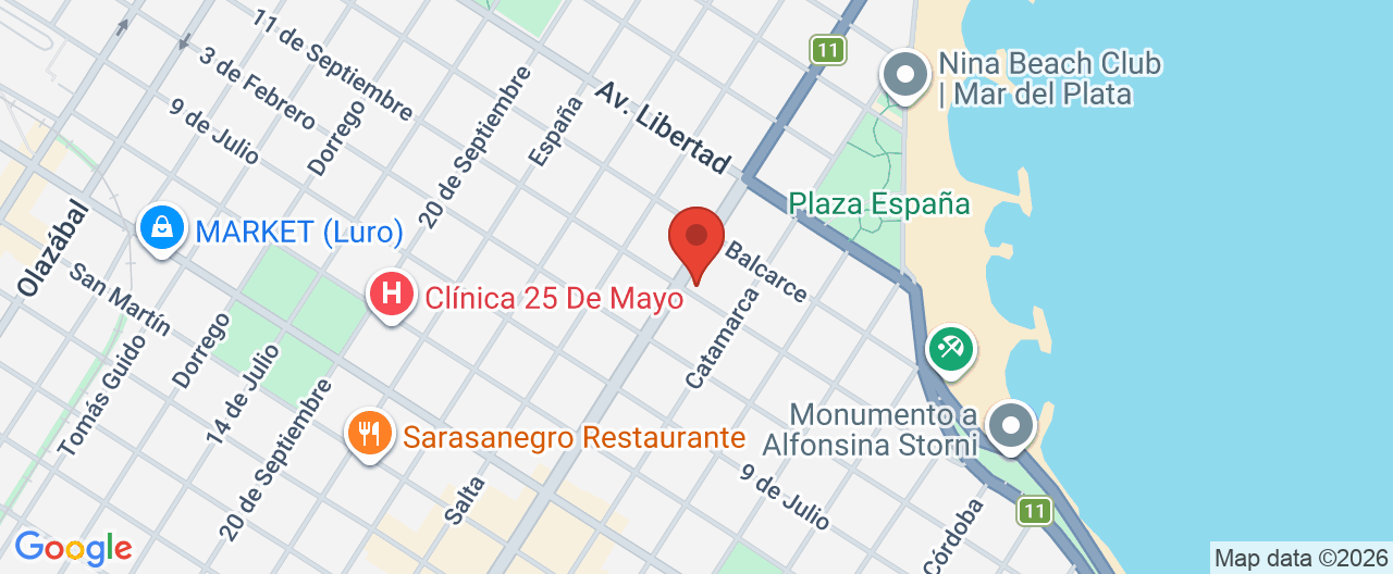 Mapa de la ubicación