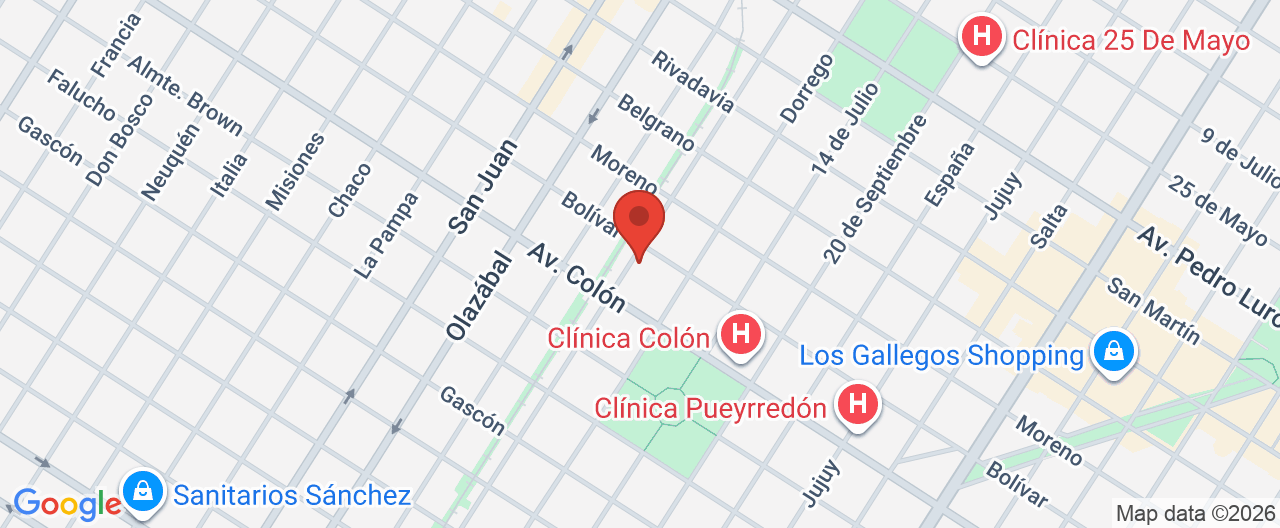 Mapa de la ubicación