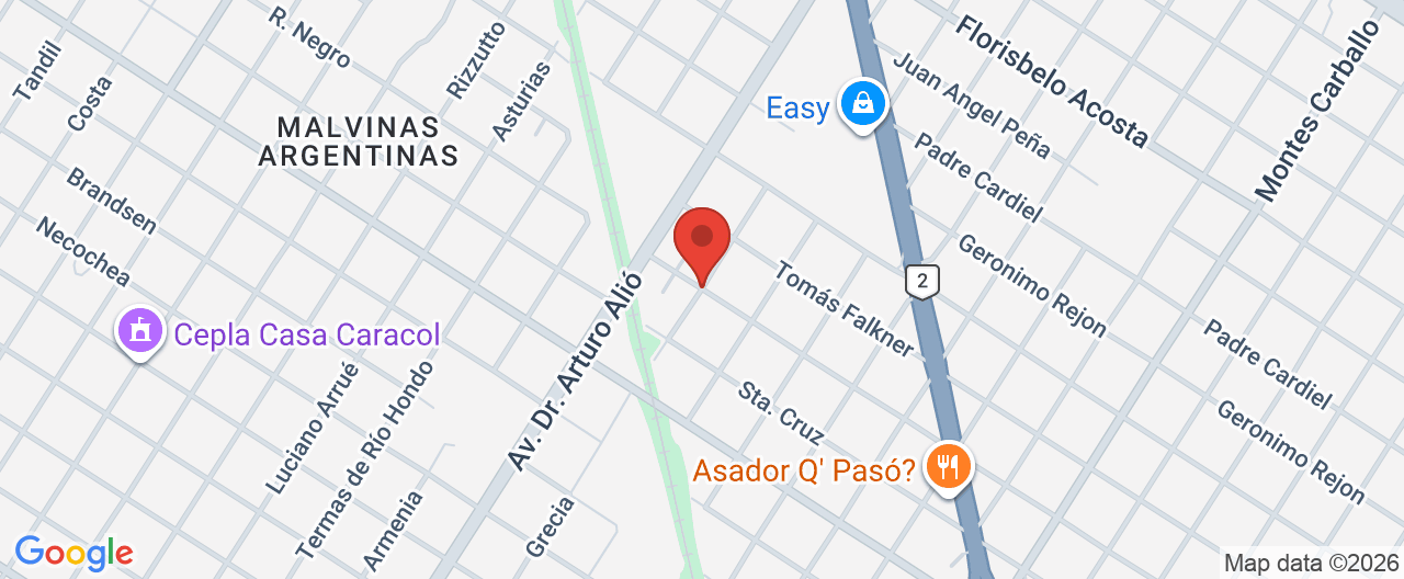 Mapa de la ubicación