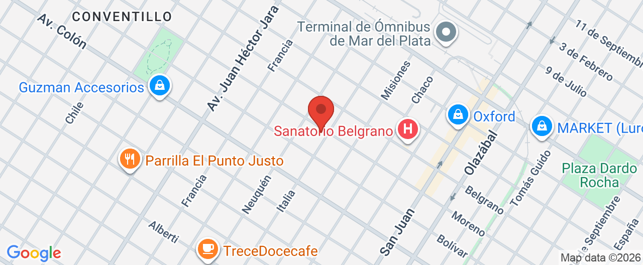 Mapa de la ubicación
