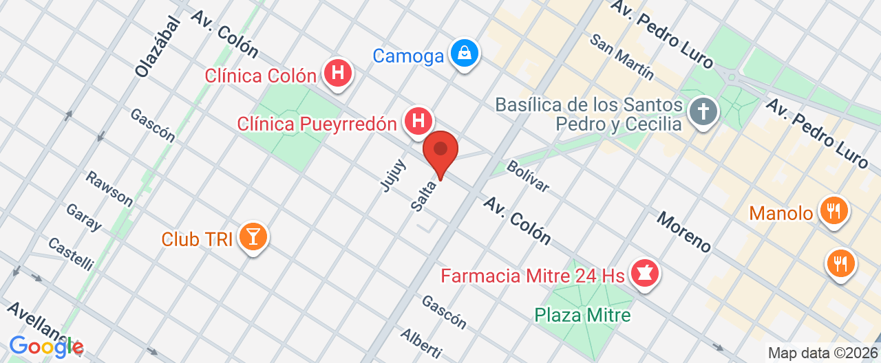 Mapa de la ubicación