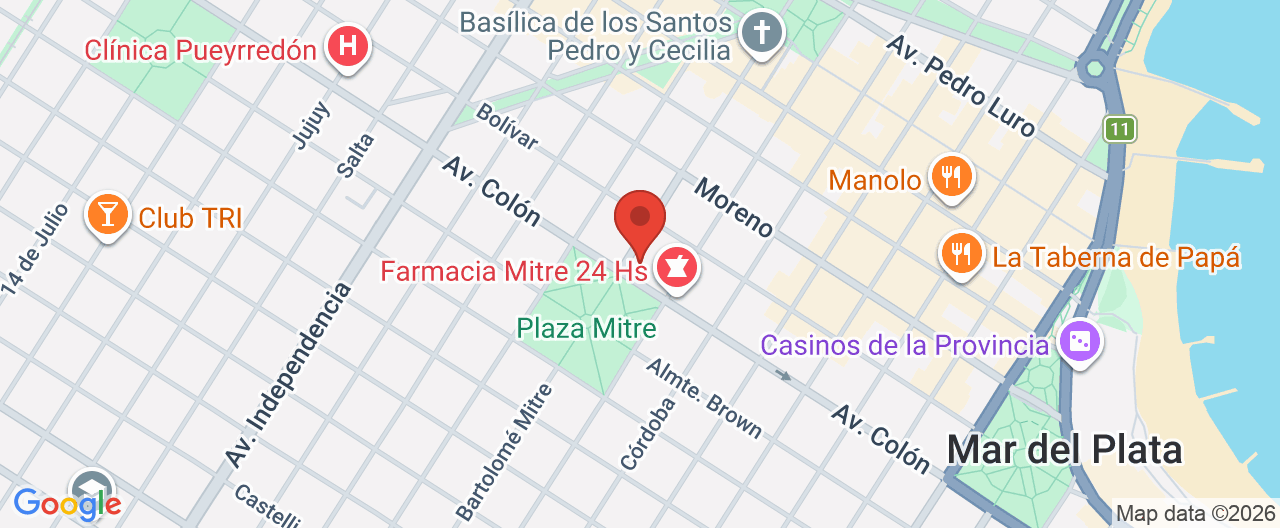 Mapa de la ubicación