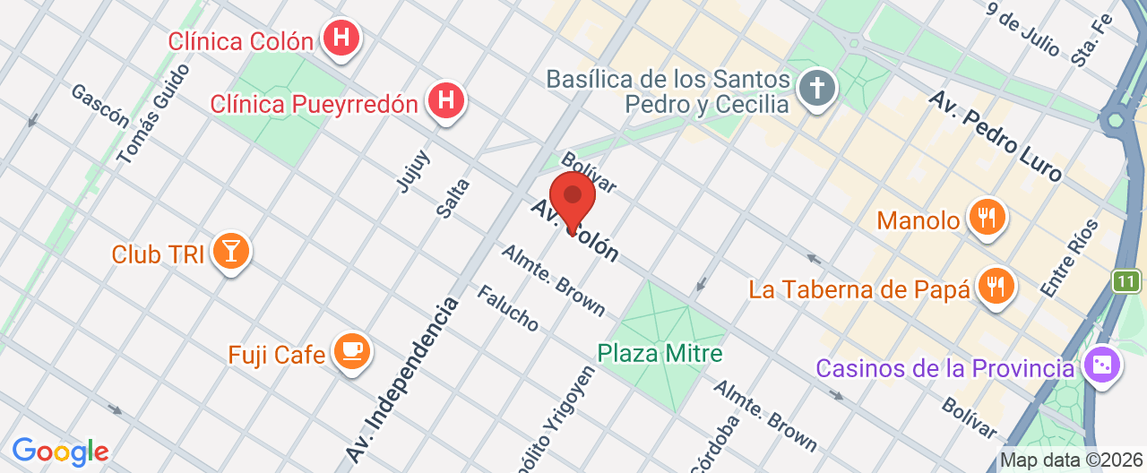 Mapa de la ubicación