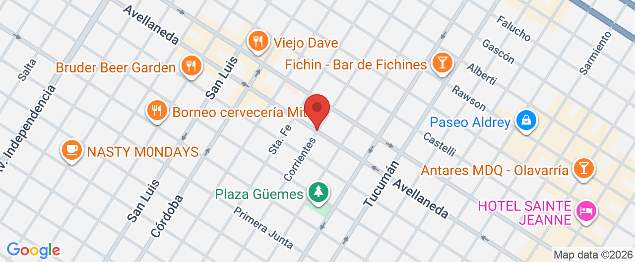Mapa de la ubicación