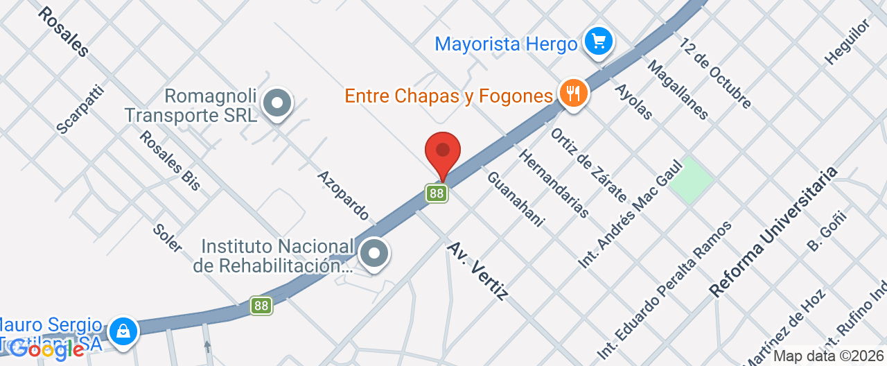 Mapa de la ubicación