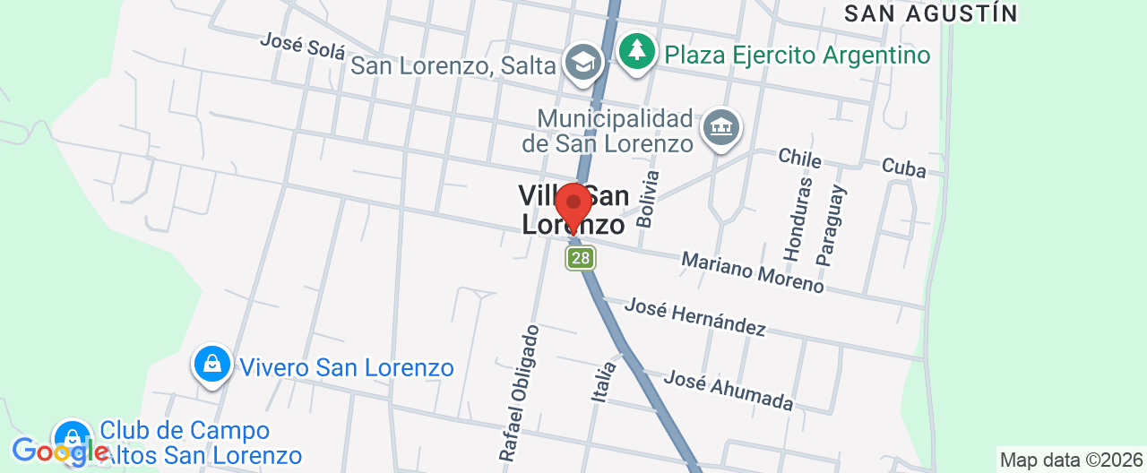 Mapa de la ubicación