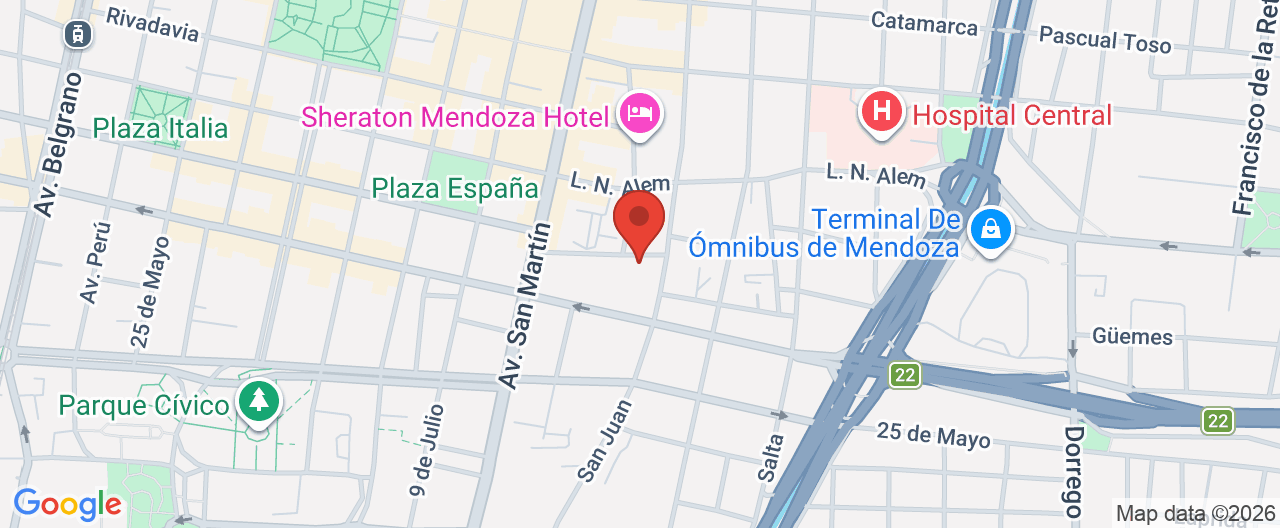 Mapa de la ubicación