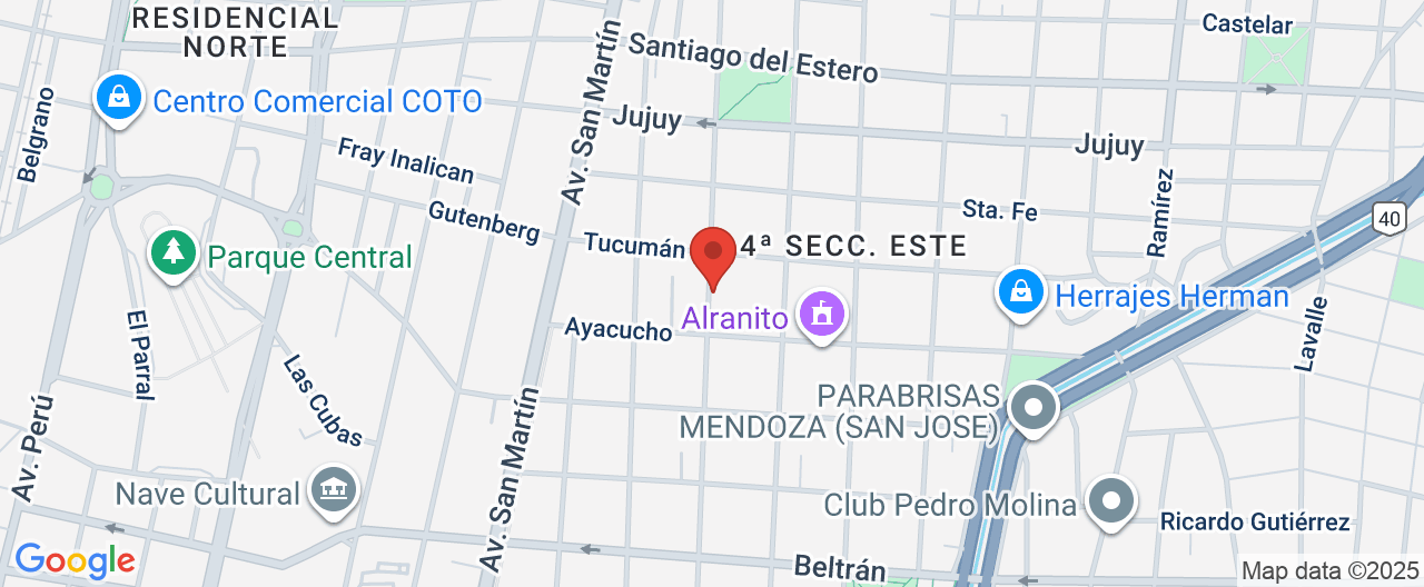 Mapa de la ubicación
