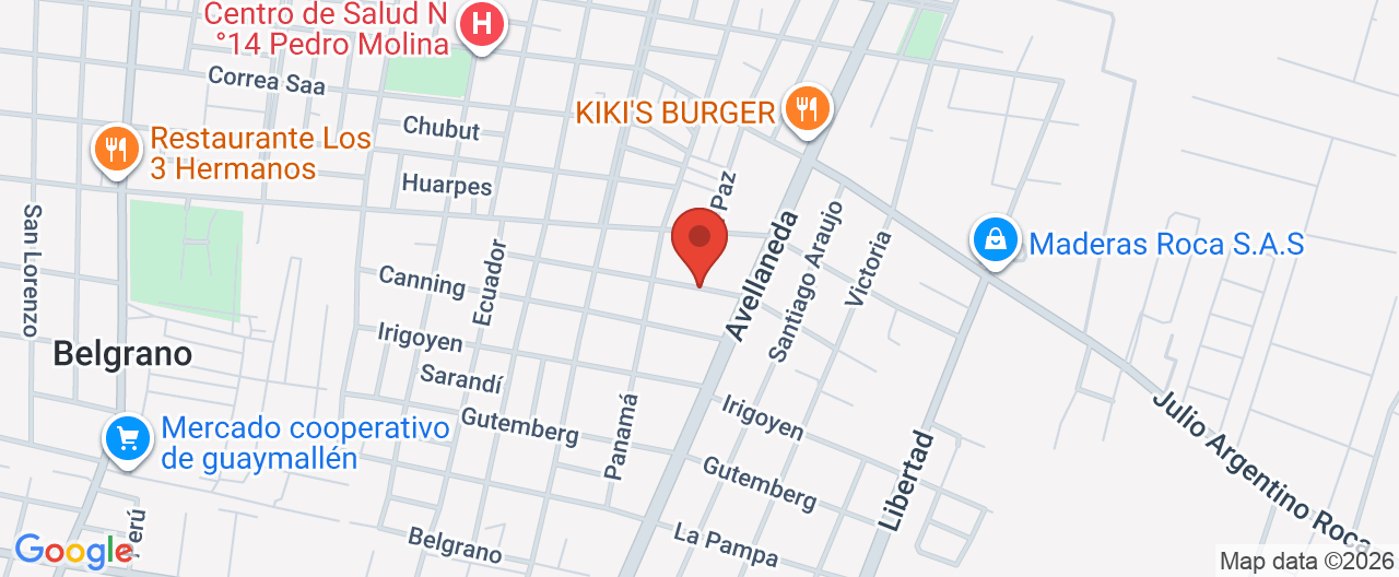 Mapa de la ubicación