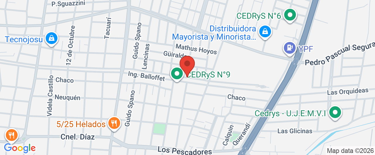 Mapa de la ubicación
