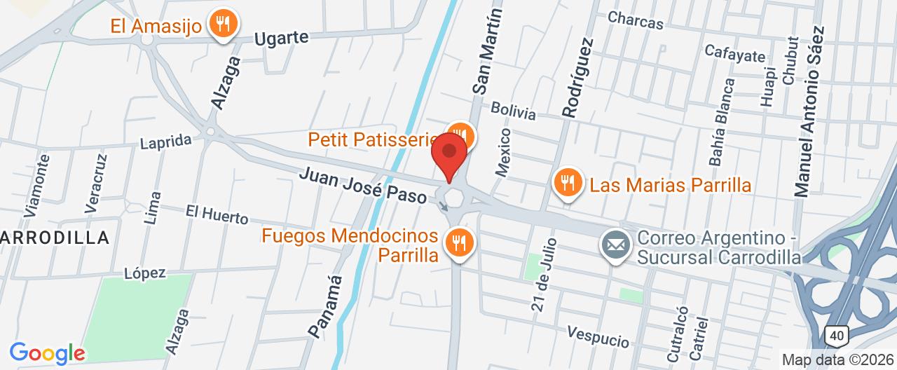 Mapa de la ubicación