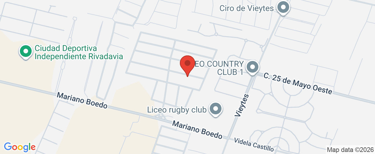 Mapa de la ubicación