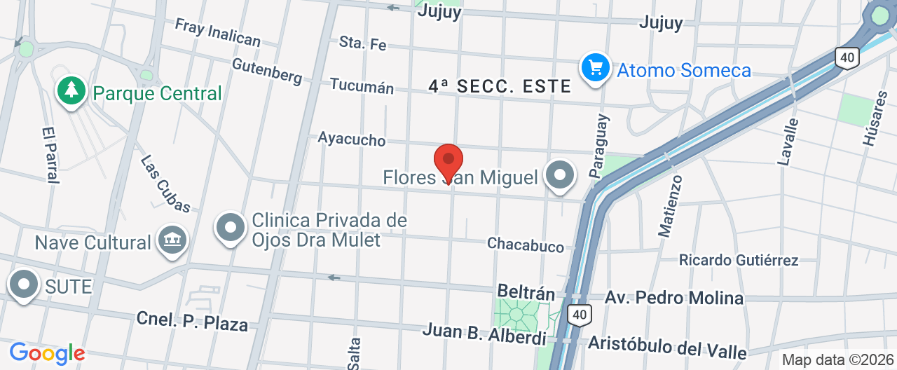 Mapa de la ubicación
