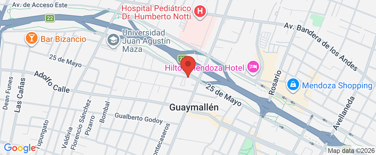 Mapa de la ubicación