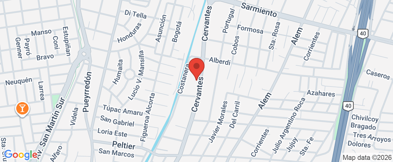 Mapa de la ubicación