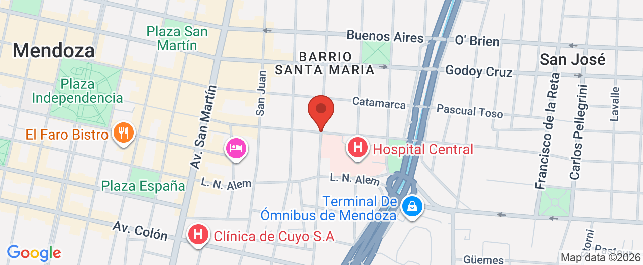 Mapa de la ubicación