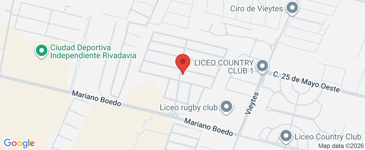 Mapa de la ubicación