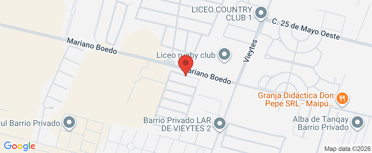 Mapa de la ubicación