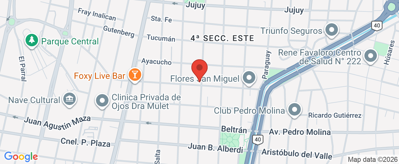 Mapa de la ubicación