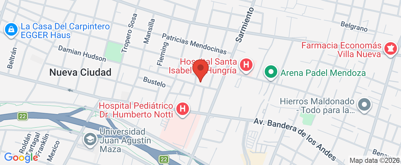 Mapa de la ubicación
