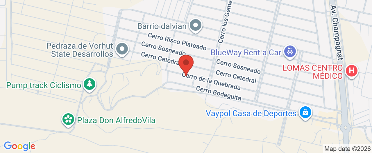 Mapa de la ubicación
