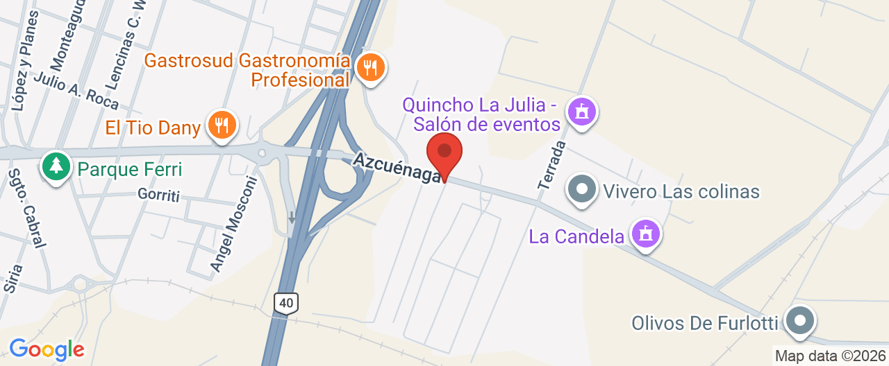 Mapa de la ubicación