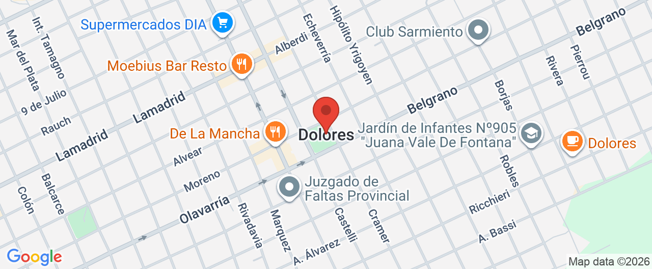 Mapa de la ubicación