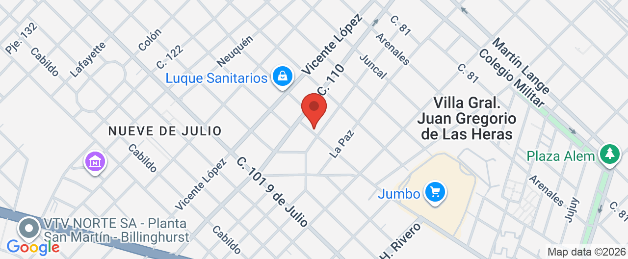 Mapa de la ubicación