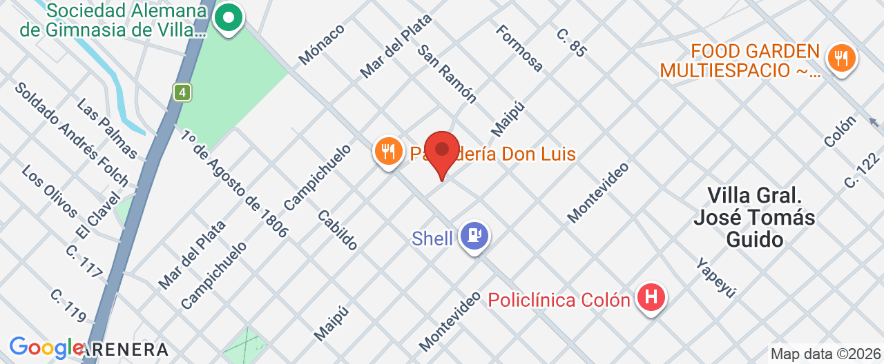 Mapa de la ubicación