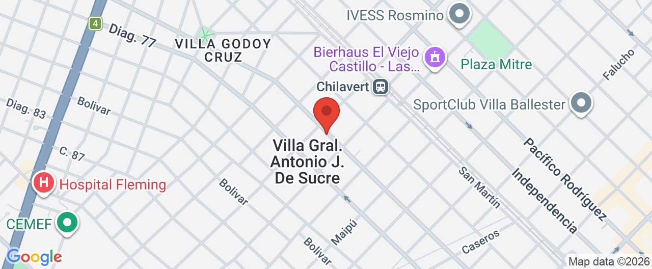 Mapa de la ubicación