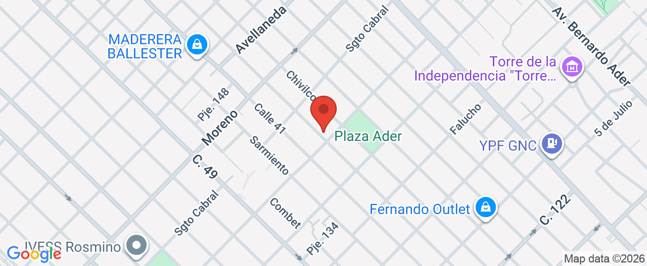 Mapa de la ubicación