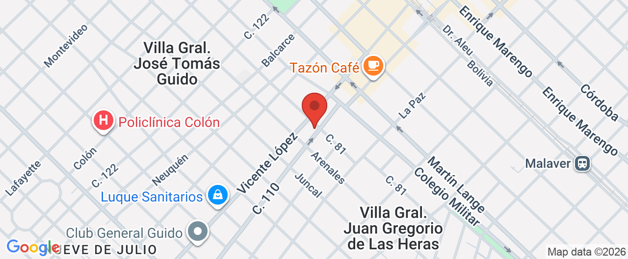 Mapa de la ubicación