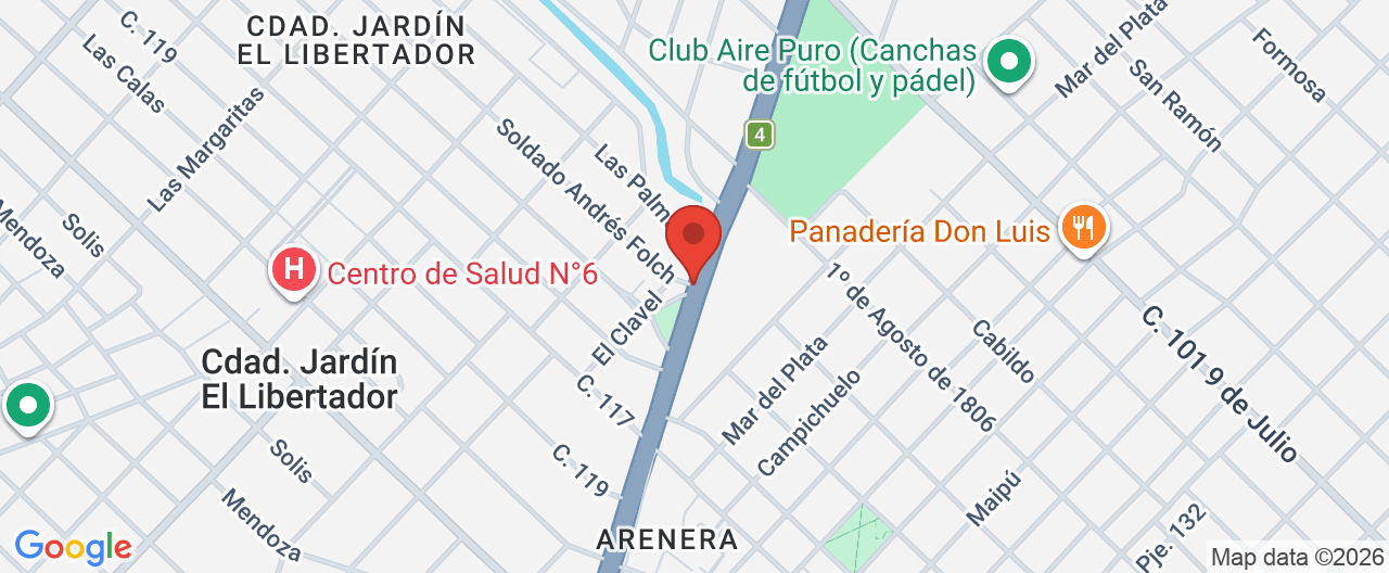 Mapa de la ubicación