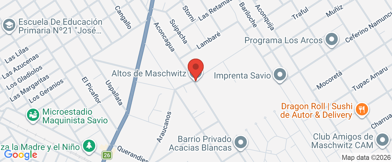 Mapa de la ubicación