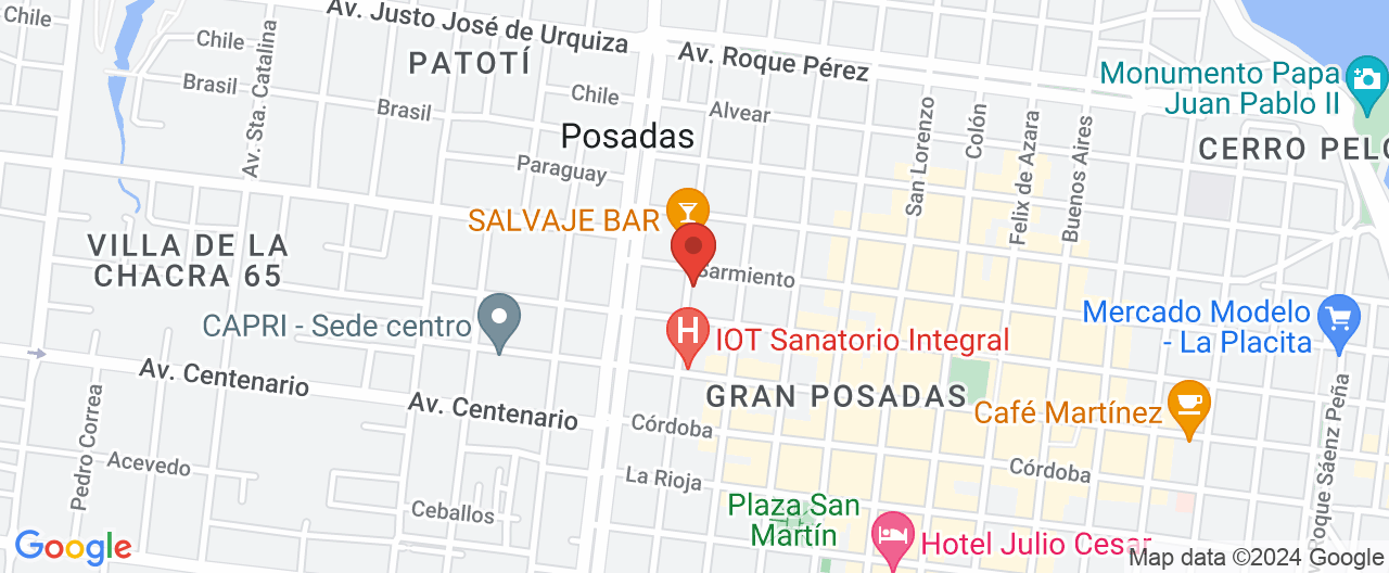Mapa de la ubicación