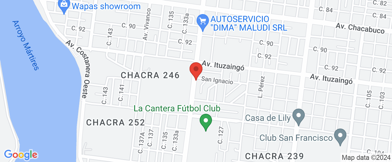 Mapa de la ubicación