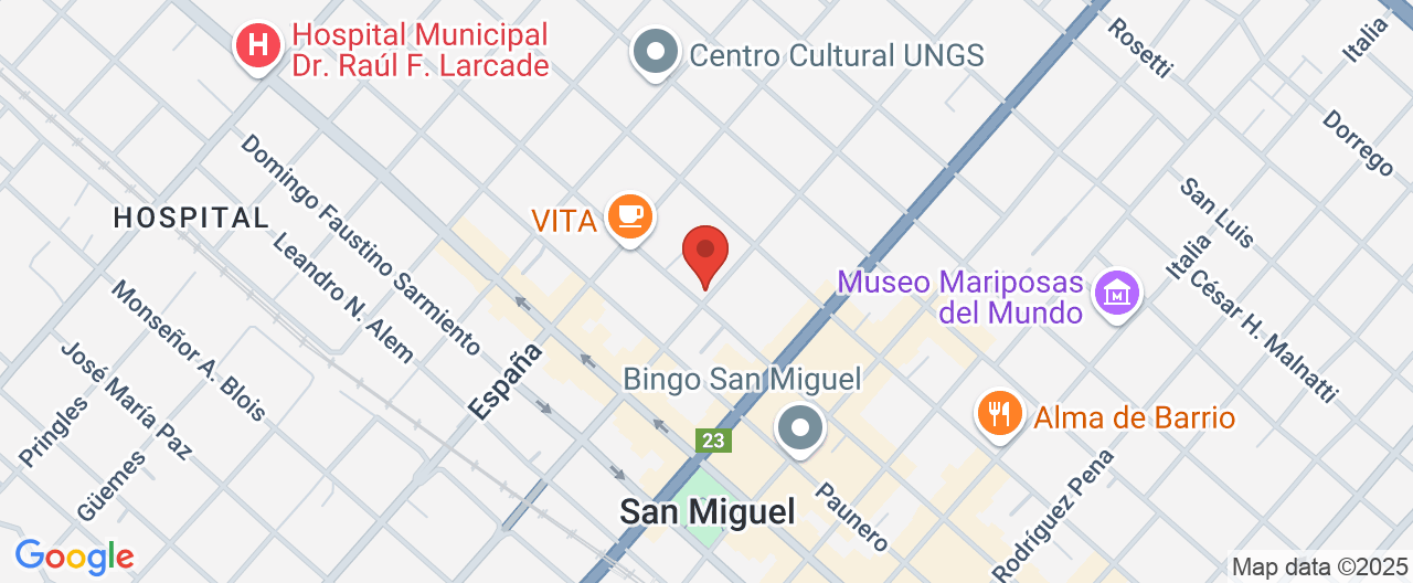 Mapa de la ubicación