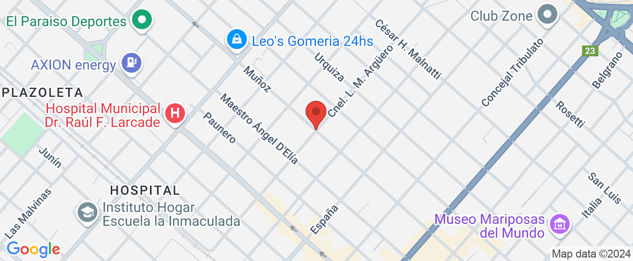 Mapa de la ubicación