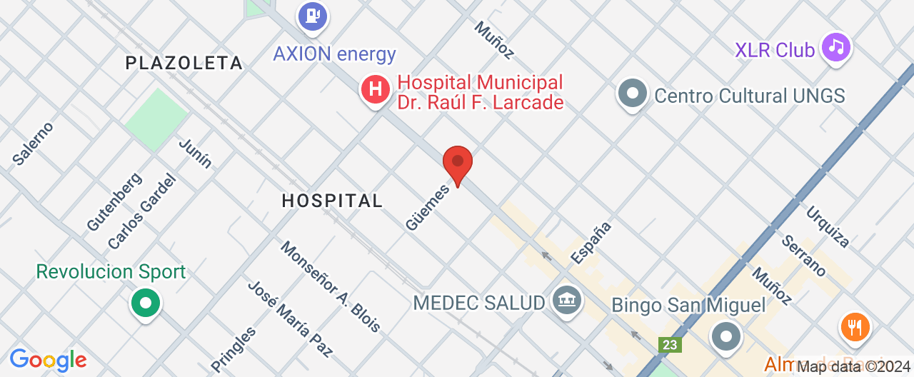 Mapa de la ubicación