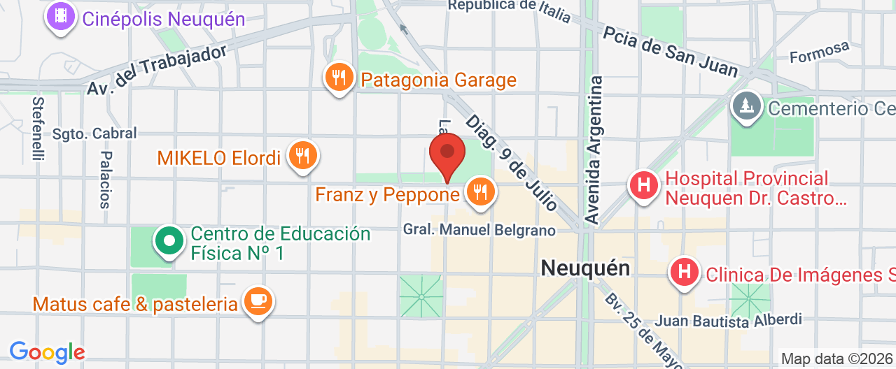 Mapa de la ubicación